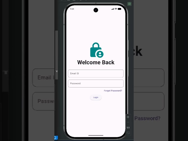 Flutter Modern Login UI - Flutter Shorts