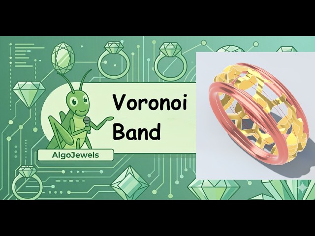 Using Mathematical Voronoi Patterns for Organic Custom Jewelry Design via AlgoJewels Nodes