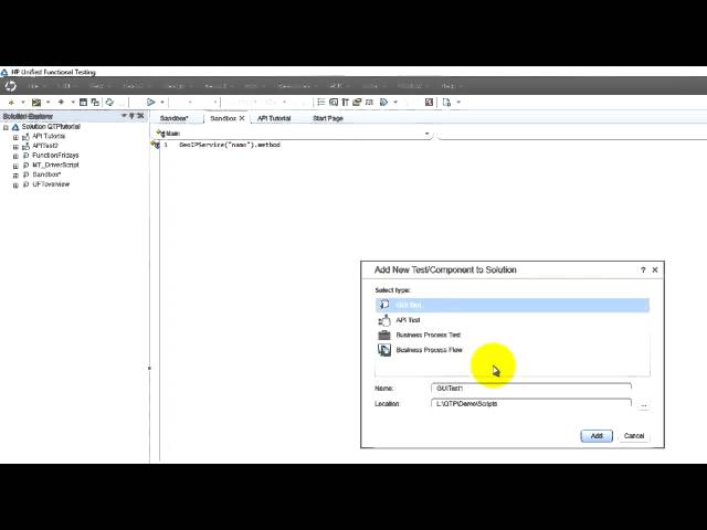 3.03-How to test APIs in UFT-Starting To Test Web Services Through Positive Test Cases