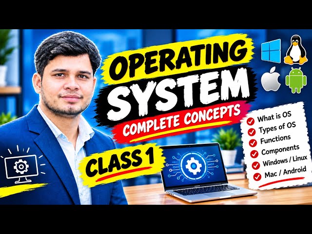 Operating System | What is an Operating System? | OS Explained | Types & Functions | Computer Fun...