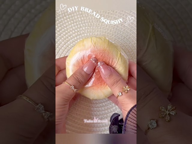 How to Make a cute🥰 VIRAL Bread SQUISHY! 😱😳 DIY Squishy Tutorial #diy #squishy