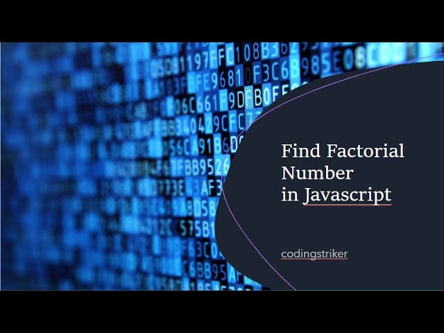 Find Factorial Number Using Javascript || #factorial#Randomproblem #Javascript