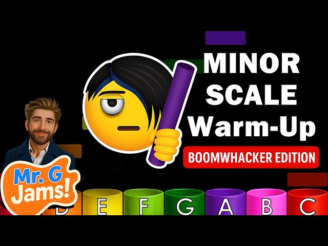 2 Minute Boomwhacker Warm-Up | Minor Scale