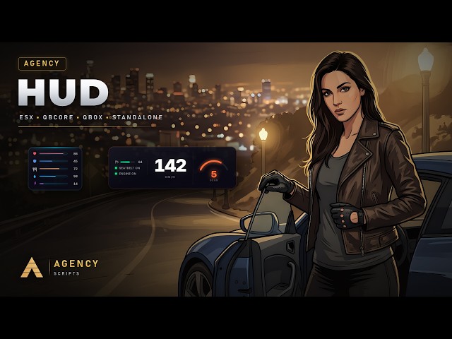 Agency HUD – The Most Advanced FiveM HUD | Full Showcase & Features