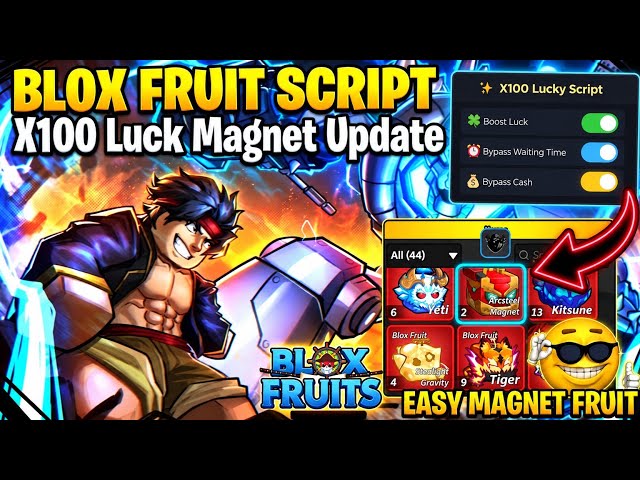 [🔨FIXED] Blox Fruits X100 Luck Script - Meow Hub V1.0 | FREE DRAGON |WORKING | OVERPOWER |EASY FRUIT