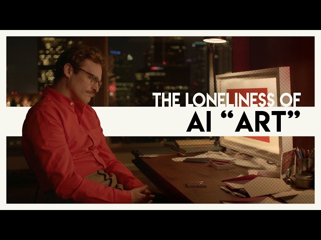 The Loneliness of AI "Art"