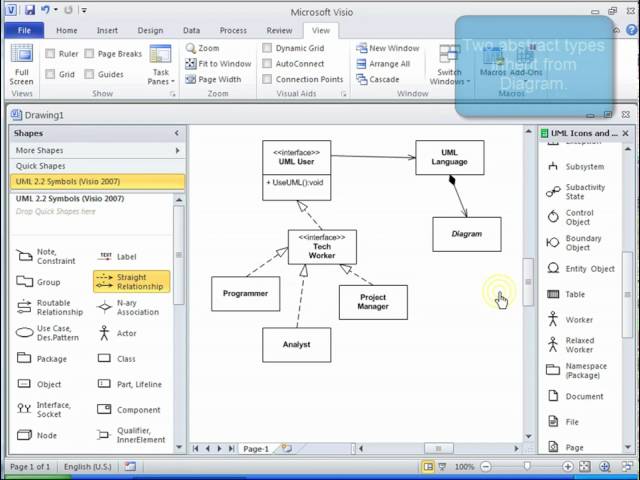UML 2.2 Tutorial: Class Diagrams Visio 2010