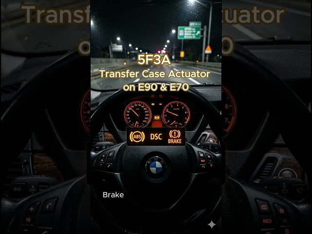 BMW Code 5F3A on E90 and E70 May Cause 4x4 System Failure