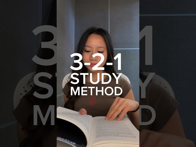 3-2-1 STUDY METHOD