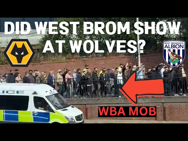 West Brom Mob at Wolves, Wolves Lads Fght each Other - Wolves vs WBA Today  Collection of Lads Clips