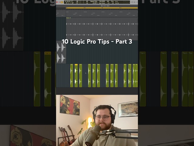 10 Logic Pro Tips - Part 3 #logicprotutorial  #logicpro #musicproductionturorial #musicproduction