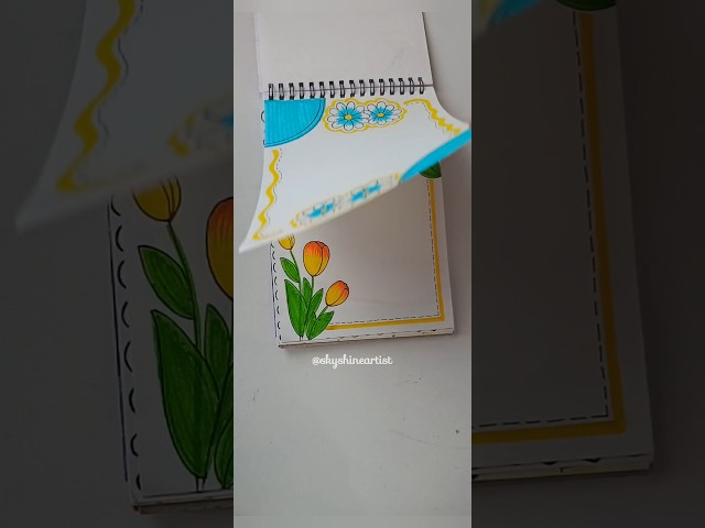 "Flip Through My Notebook: Front Page Design"#shorts #youtubeshorts