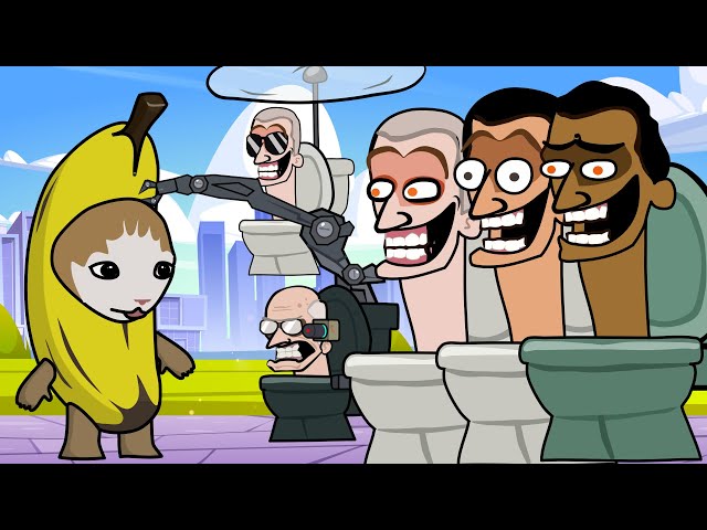 Skibidi Toilet Vs Banana Cat Among Us