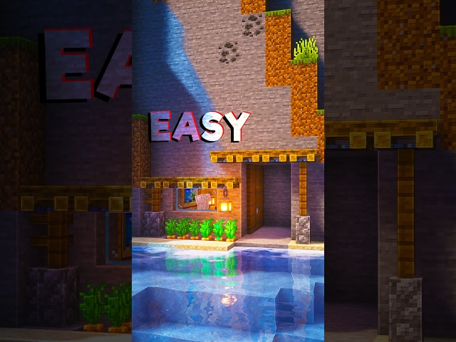 Minecraft Easy Starter House....🤔 (Sh Boom) #minecraft #shorts