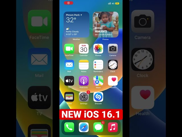 What's NEW iOS 16.1? ios 16.1 release what's new