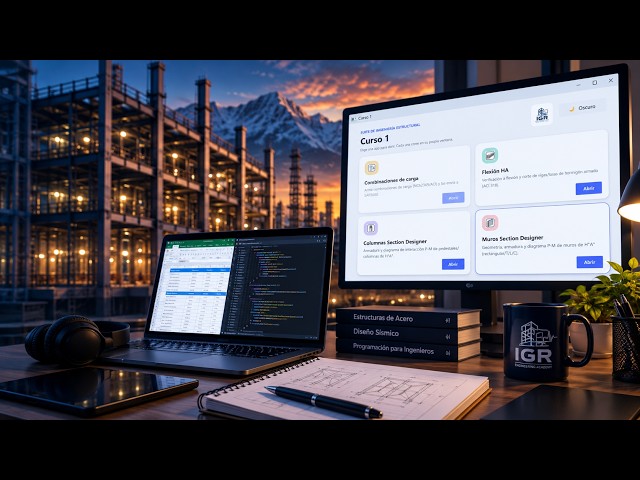 Mis apps de ingeniería estructural en Python, conectadas a SAP2000 | Demostración