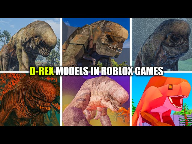 All D-REX In Every Roblox Game's So Far!