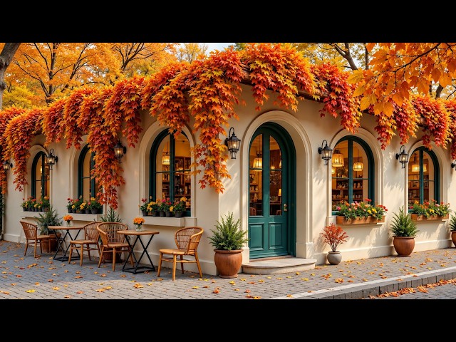 Autumn Cafe Jazz ☕ Outdoor Coffee Shop Ambience with Relaxing Jazz Music to Work, Study & Relax #14