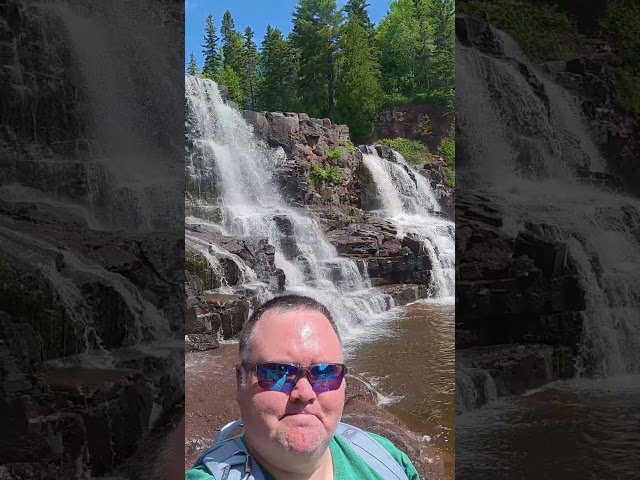 Goosebury Falls close up, north MN