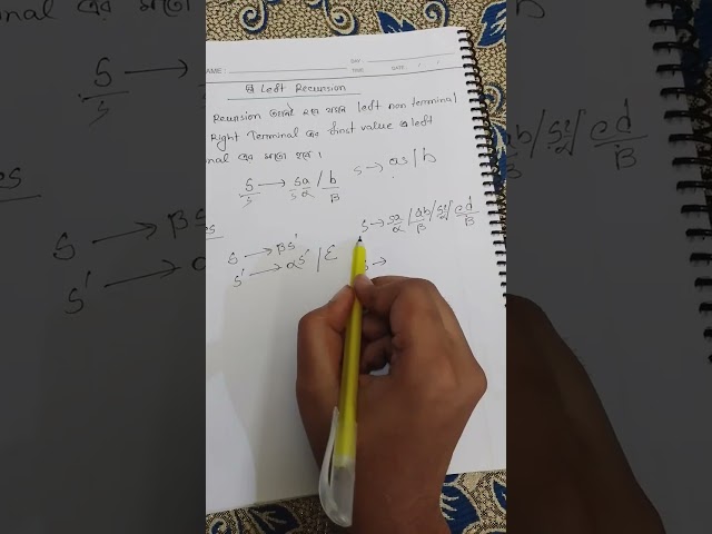 Left Recursion | Compiler Design| Bangla Tutorial