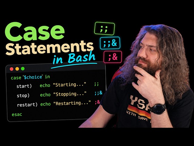 Case Statements in Bash - Bash Scripting Course (pt19)