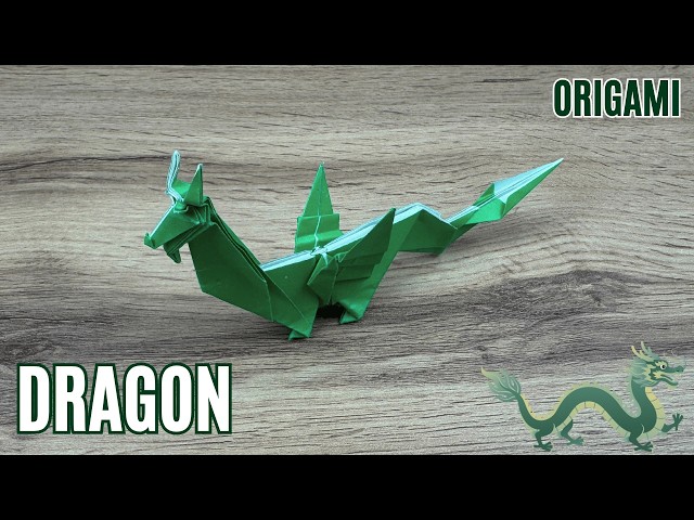 Origami Dragon Easy Tutorial 🐉 | How to Make an Origami Dragon Step By Step