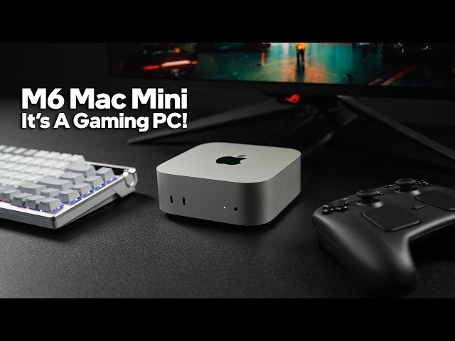 The New M6 Mac Mini Is Actually a Gaming PC!