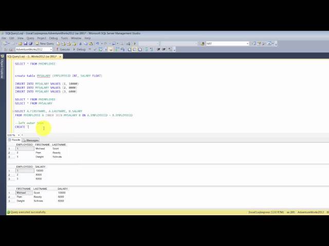 Chapter 8 : SQL Joins (2/2)
