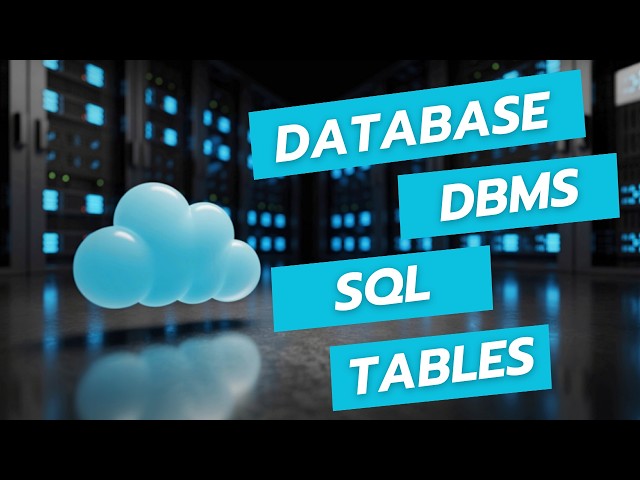 Database Basics Explained in 3 Minutes (DBMS, SQL & Tables)