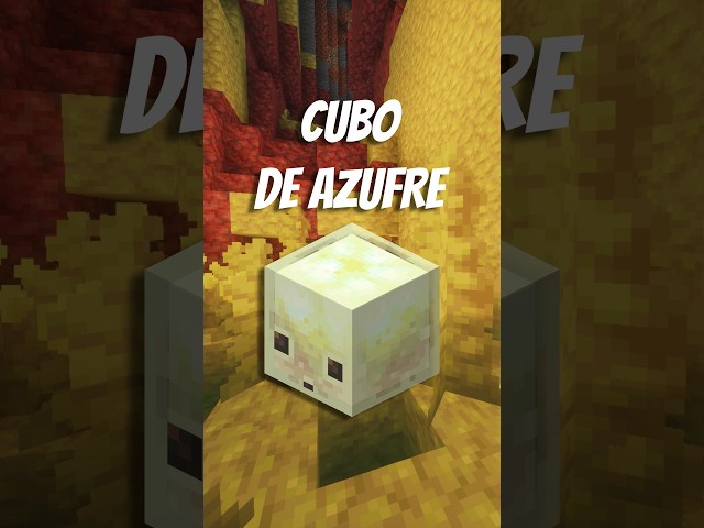 El cubo de azufre  #minecraft #minecraftshorts #minecrafttutorial #minecraftgameplay