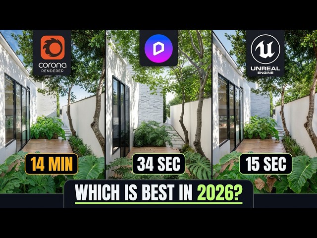 What if you had to choose only ONE renderer in 2026? D5 Render, Unreal Engine, or Corona ?