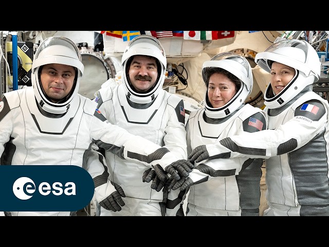 Crew-12 Hatch Close with Sophie Adenot | εpsilon mission (Official broadcast)