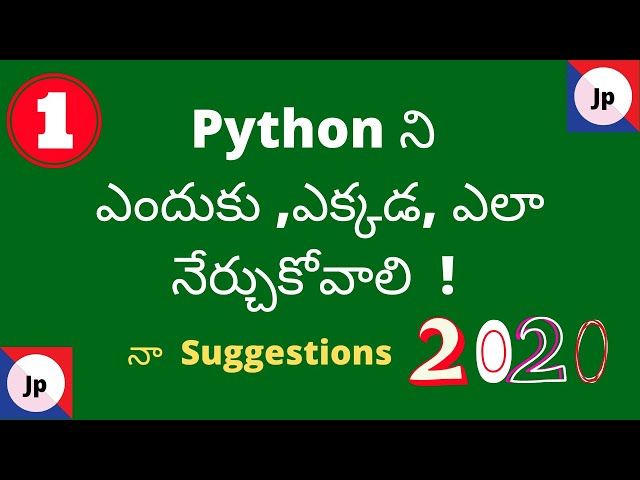 why we learn python in 2020 | top programming language 2020 | must watch