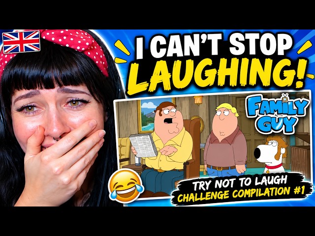 British Girl Tries NOT to Laugh at Family Guy | Try Not to Laugh Challenge