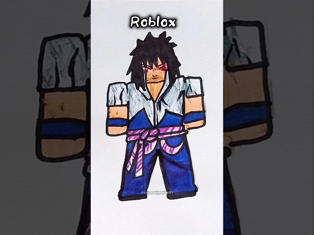 Drawing Sasuke #drawing #shorts