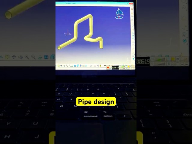 Catia V5 pipe design #catia #automobile #catiav5 #3d #pipe #design #trading #3dprinting #shortvideo