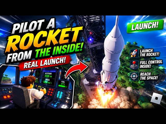 🚀 I CONTROLLED A ROCKET FROM THE INSIDE! 🚀