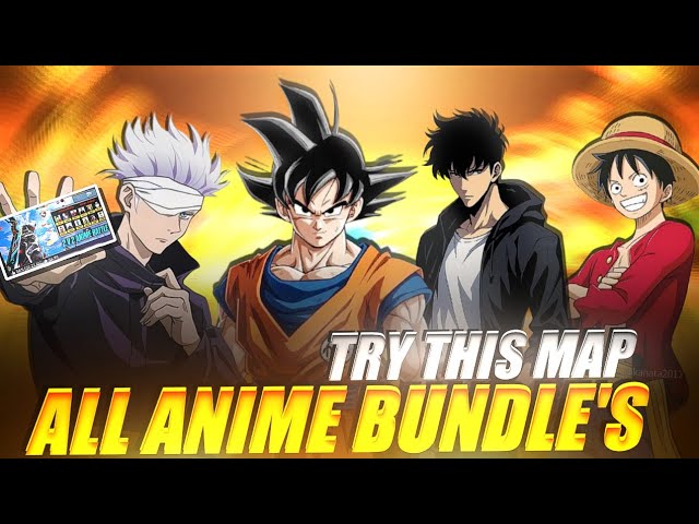 Free Fire Anime Collab's 2026 - 2027 Try All Bundle In Map | Free Fire Anime Bundle Craftland Map