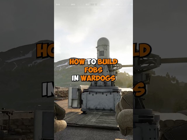 HOW to BUILD a FOB in 60 Seconds in WARDOGS