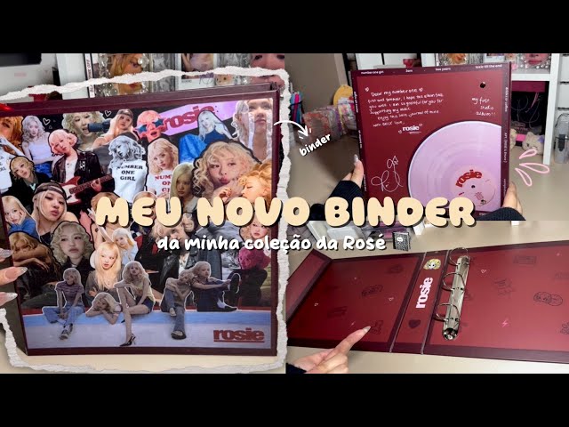 📓 Unboxing my new Rosé collection binder | lua