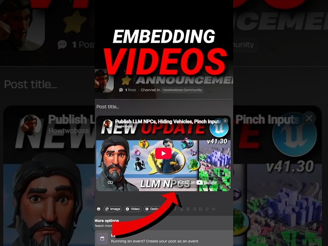 Embedding YouTube in Fortnite Communities!