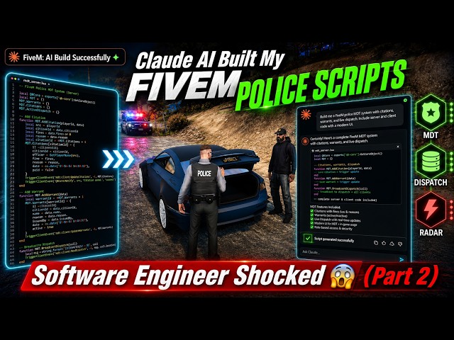 Claude AI Built My FiveM Police Scripts. Here’s How It Went (Part 2)
