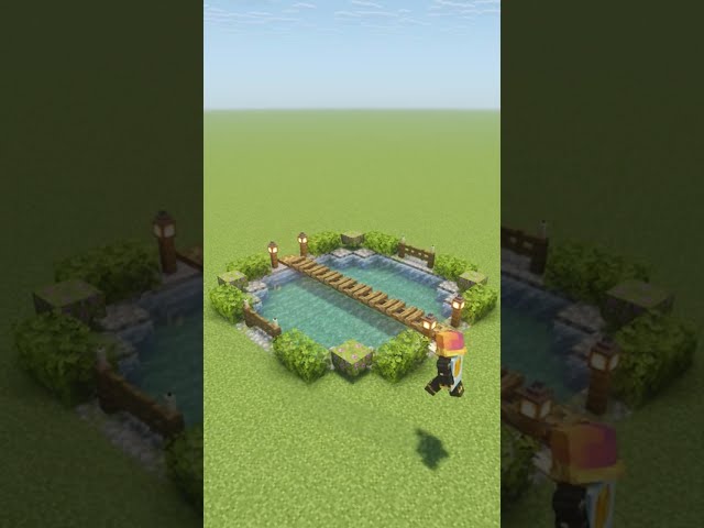 Building an Amazing Simple Pool in Minecraft! 🏊💧✨ #minecraft #tutorial #shorts