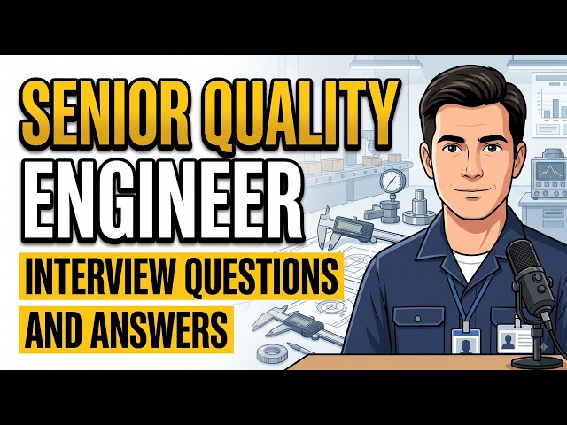 Senior Quality Engineer Interview Questions and Answers