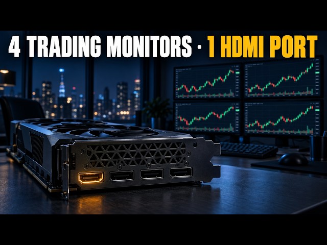 Don't Lose Another Trading Day: How to Setup 4 Monitors