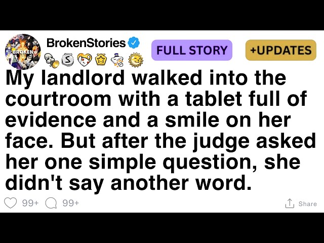 My landlord walked into court smiling with “evidence,” but one question silenced her. [FULL STORY]