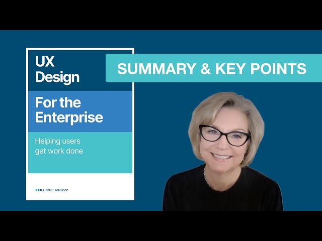 UX Design for the Enterprise