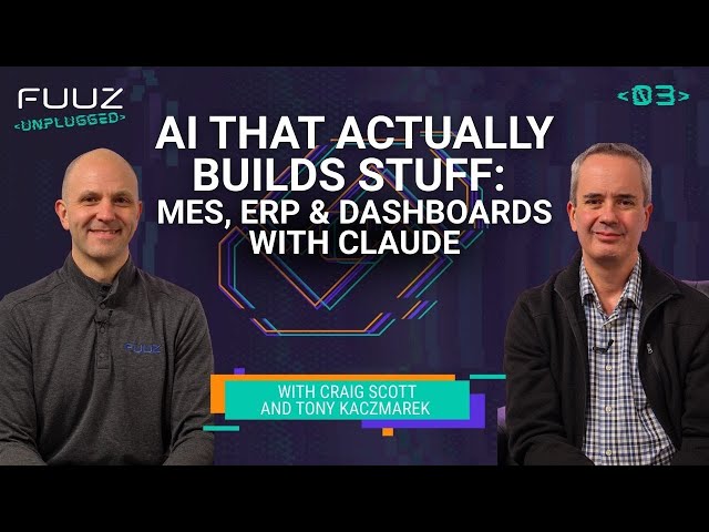 AI that Actually Builds Stuff: MES, ERP & Dashboards with Claude | Episode 3