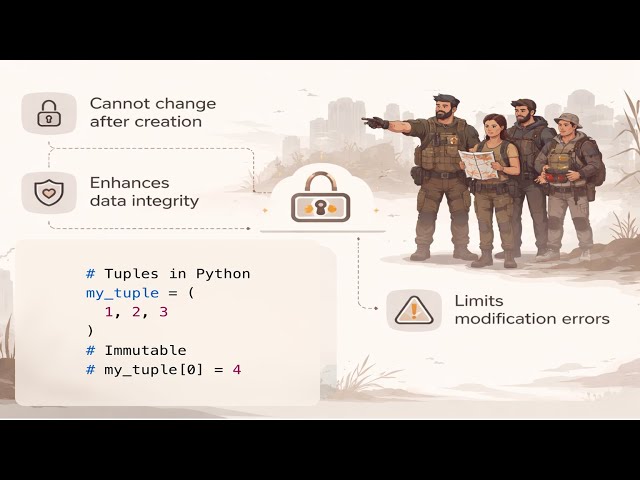 Python programming language. Tuples