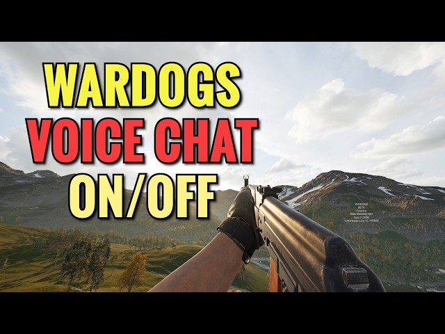 Wardogs How To Turn On/Off Voice Chat